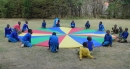 The Turi Children with their Parachute